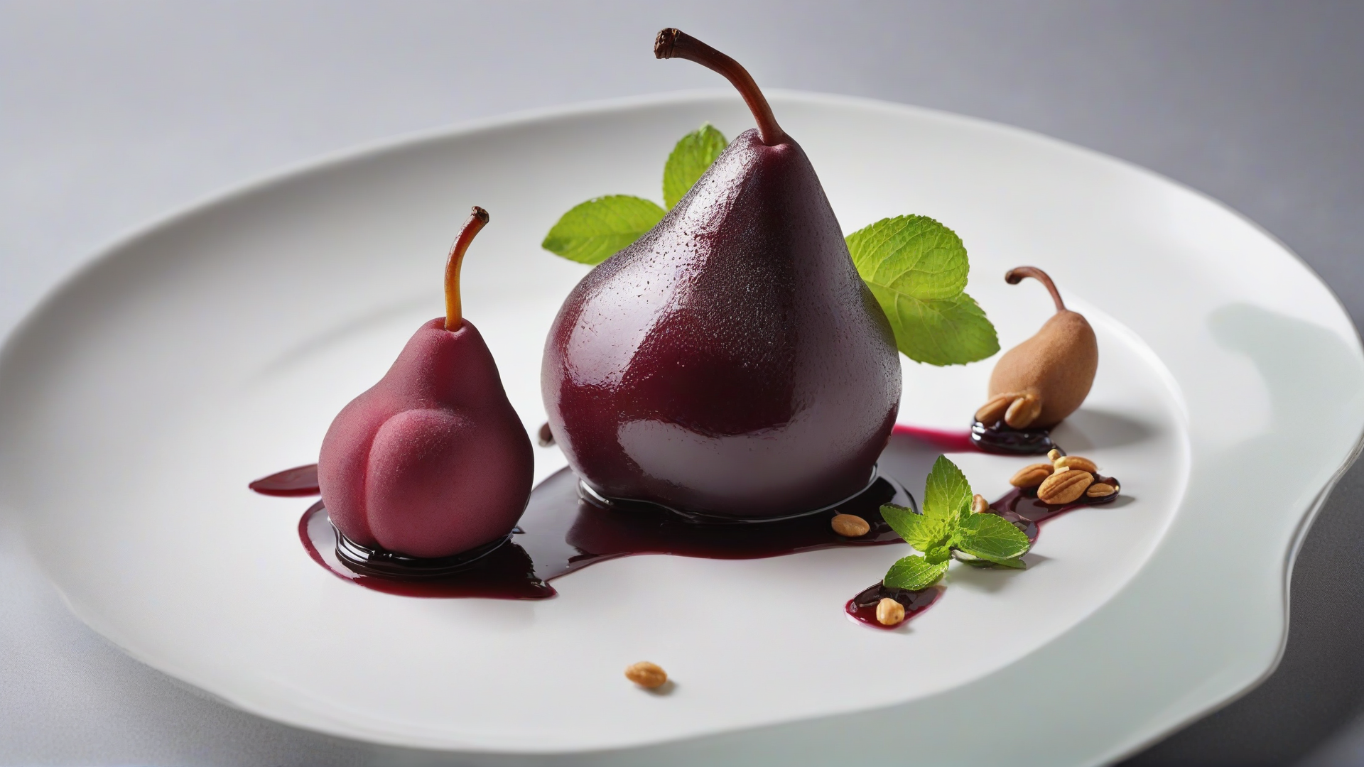 pere al vino rosso
